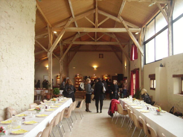 Interpretación en una de las comidas